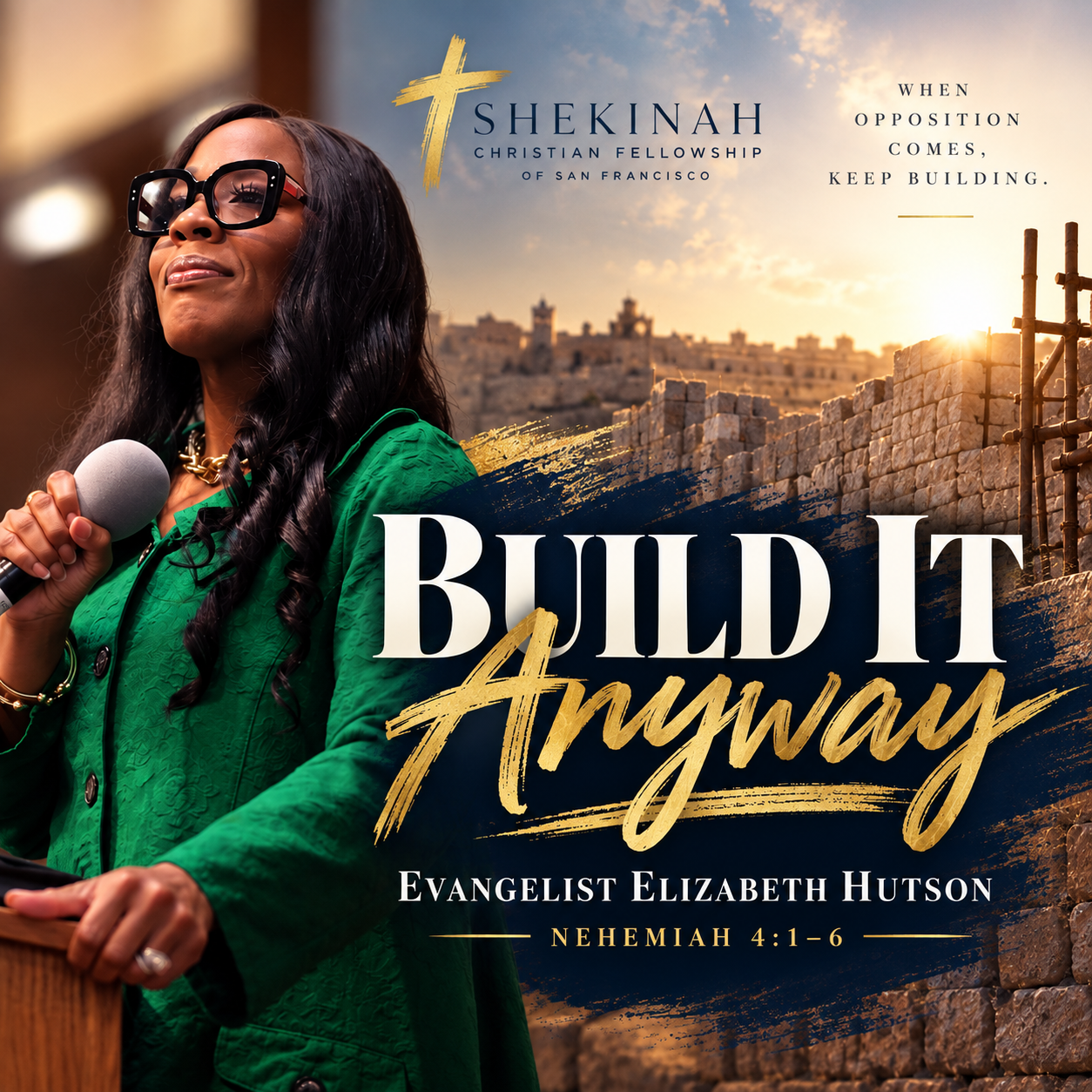 Build It Anyway: Staying on the Wall in the Face of Opposition